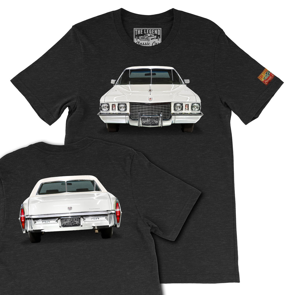 1972 Cadillac Fleetwood Front & Back T-shirts