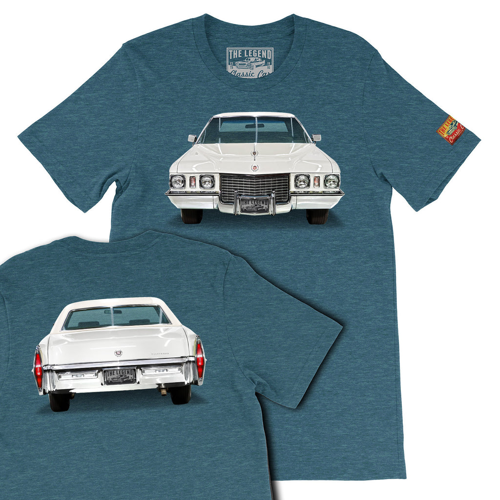 1972 Cadillac Fleetwood Front & Back T-shirts