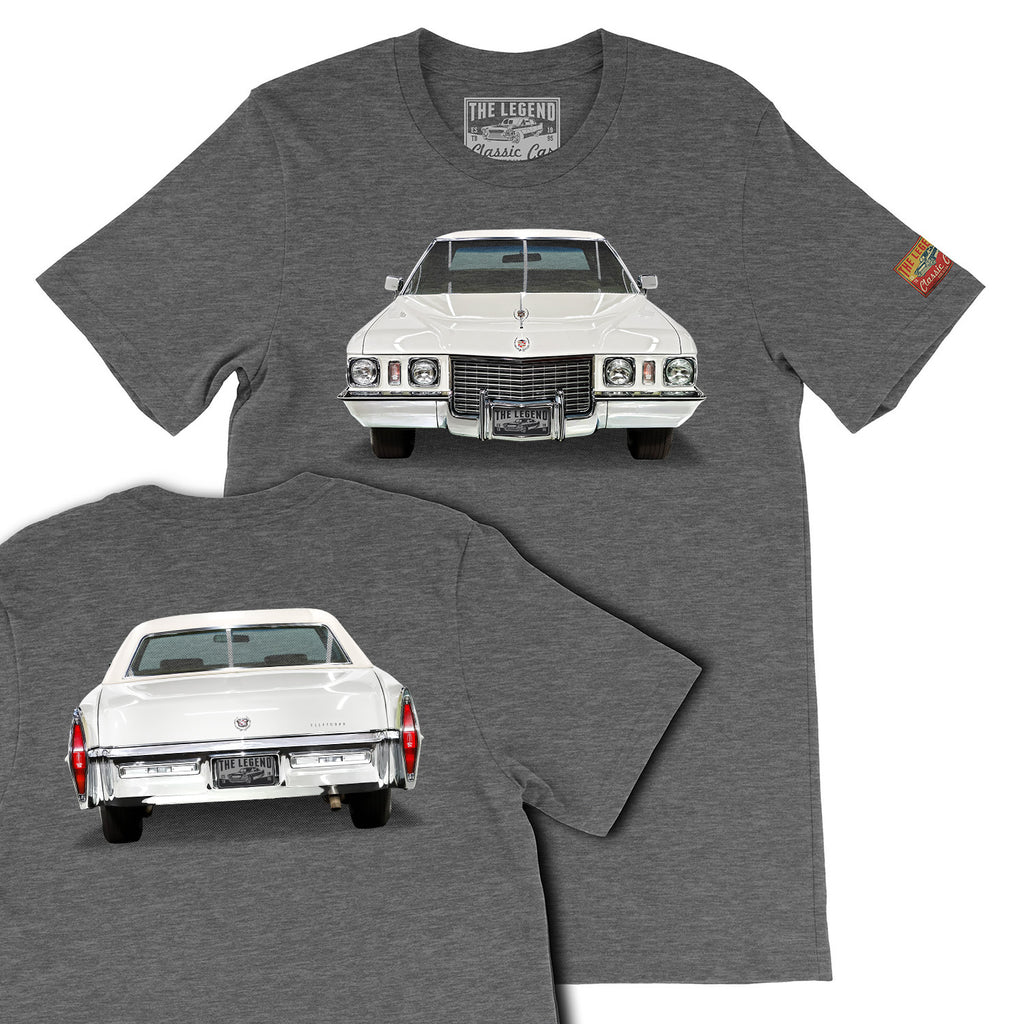1972 Cadillac Fleetwood Front & Back T-shirts
