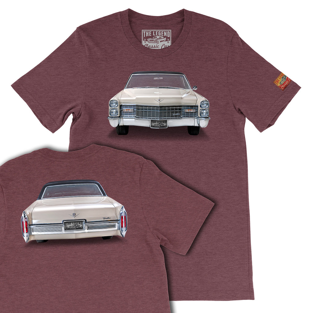 1966 Cadillac Sedan de Ville Front & Back T-shirts