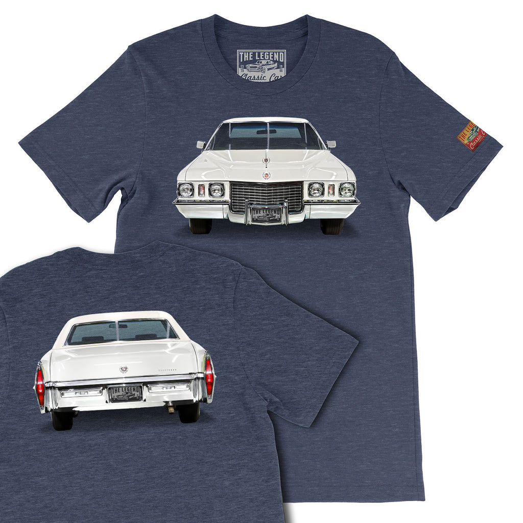 1972 Cadillac Fleetwood Front & Back T-shirts