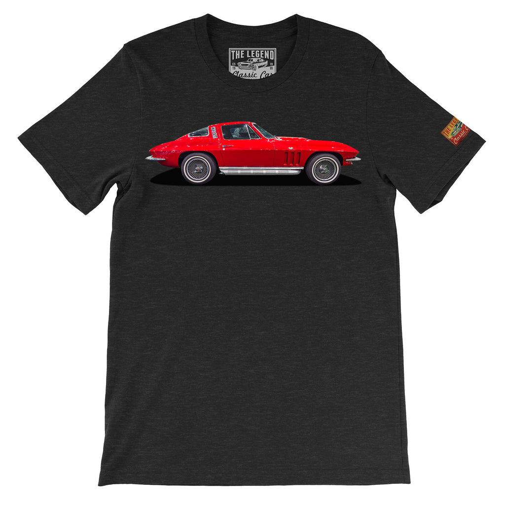 1965 Chevy Corvette C2 T-Shirt | Classic Sting Ray Muscle Car Tee