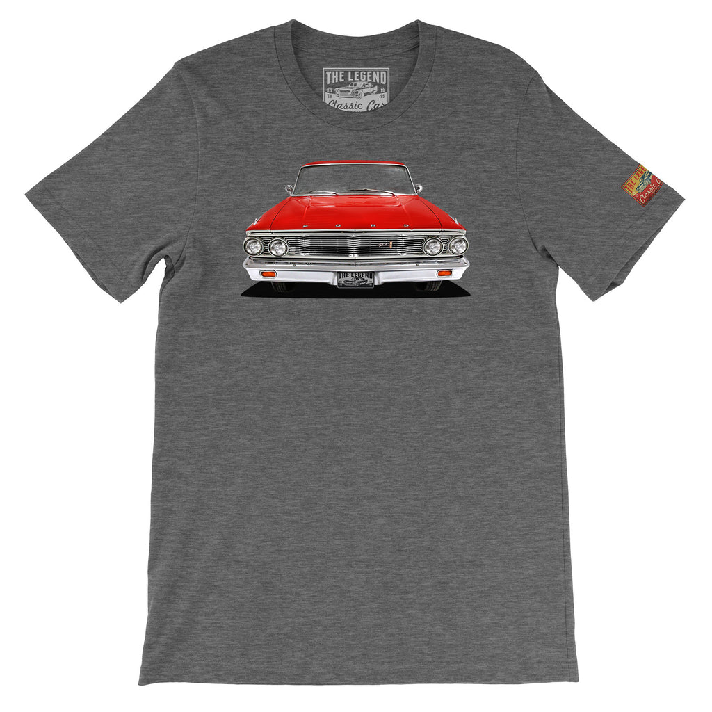 1964 Ford Galaxie 500 Classic Car T-Shirt | Vintage Muscle Car Tee