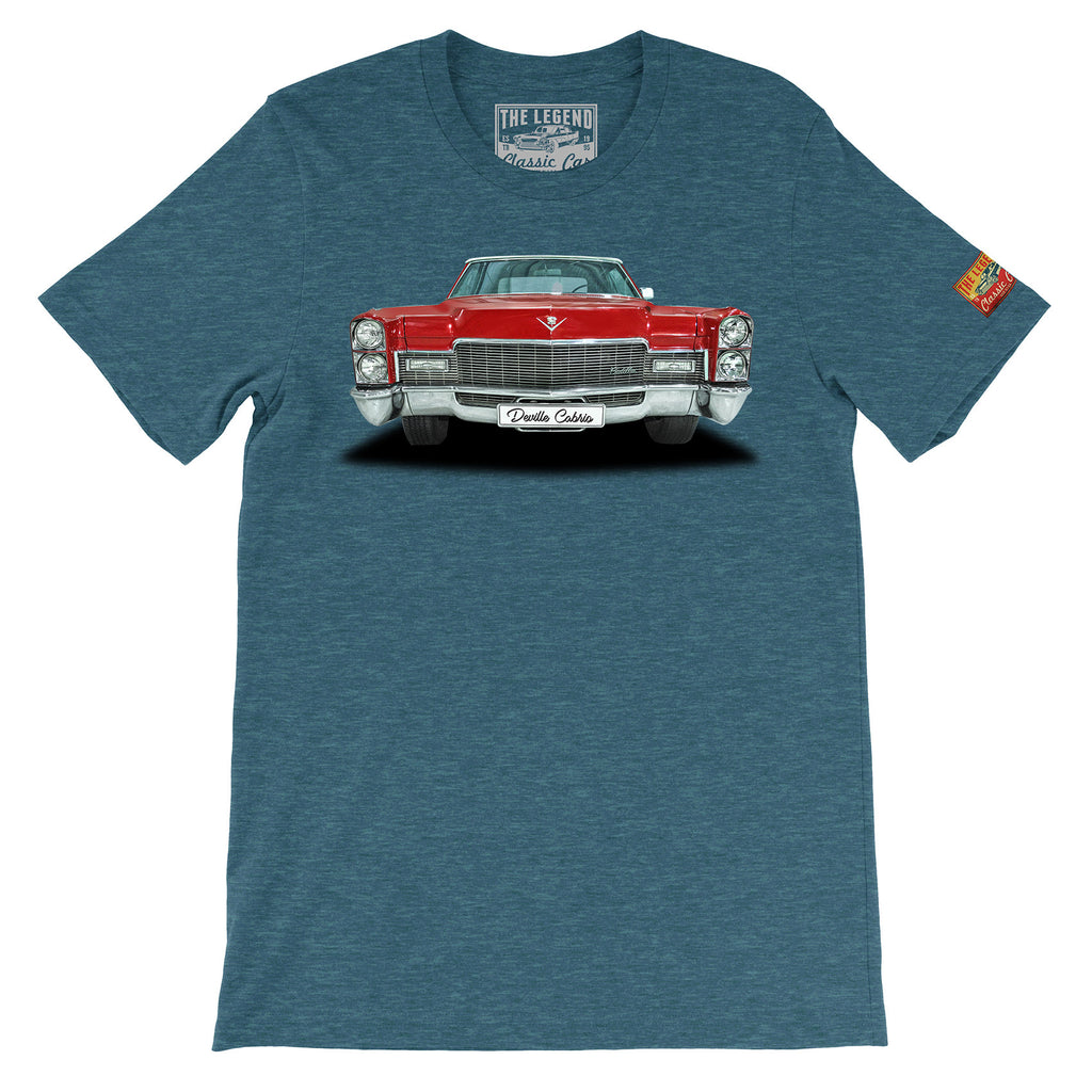 1968 Cadillac DeVille Cabrio T-Shirt | Classic Cadillac Convertible Tee