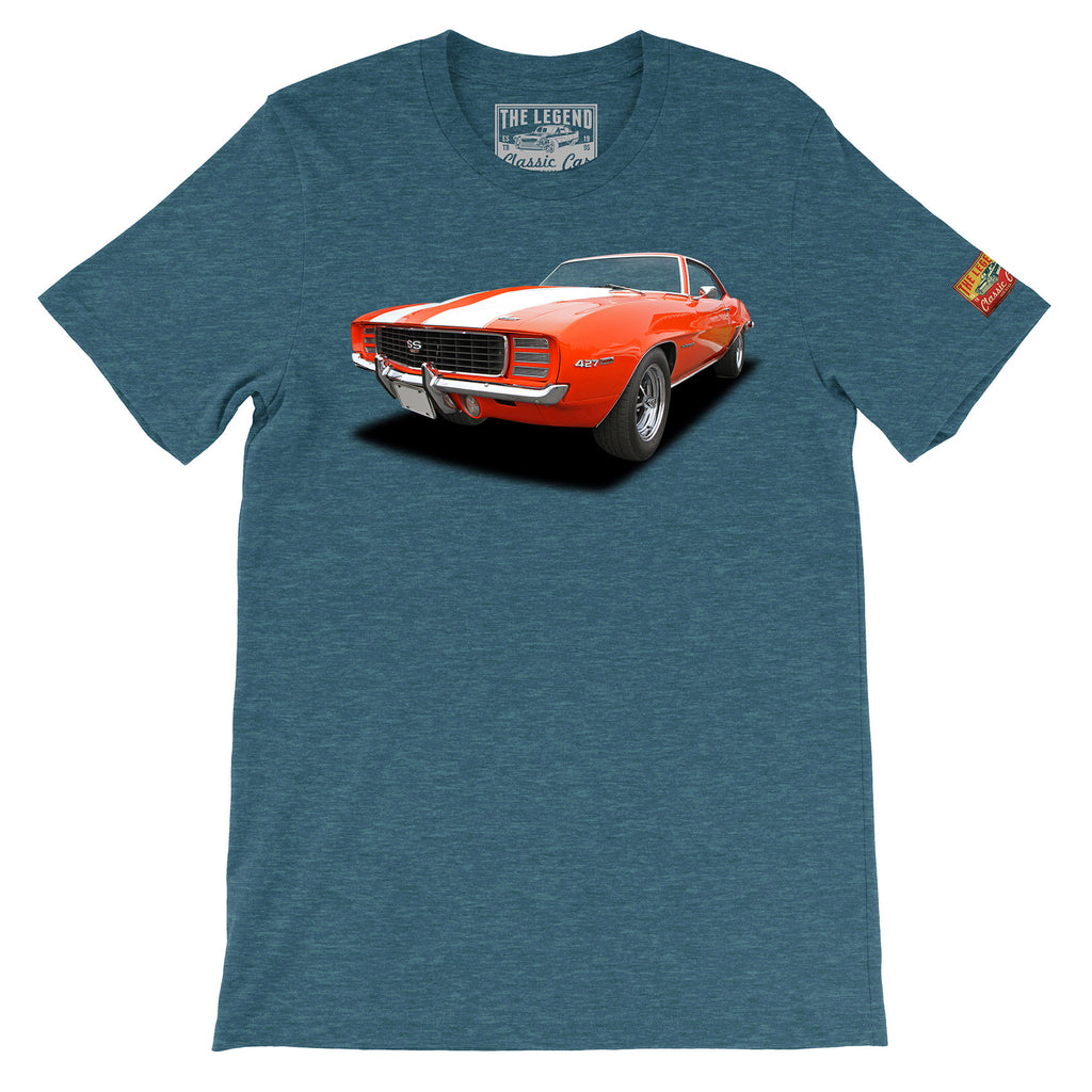 1969 Chevy Camaro SS T-Shirt | Classic Muscle Car Graphic Tee