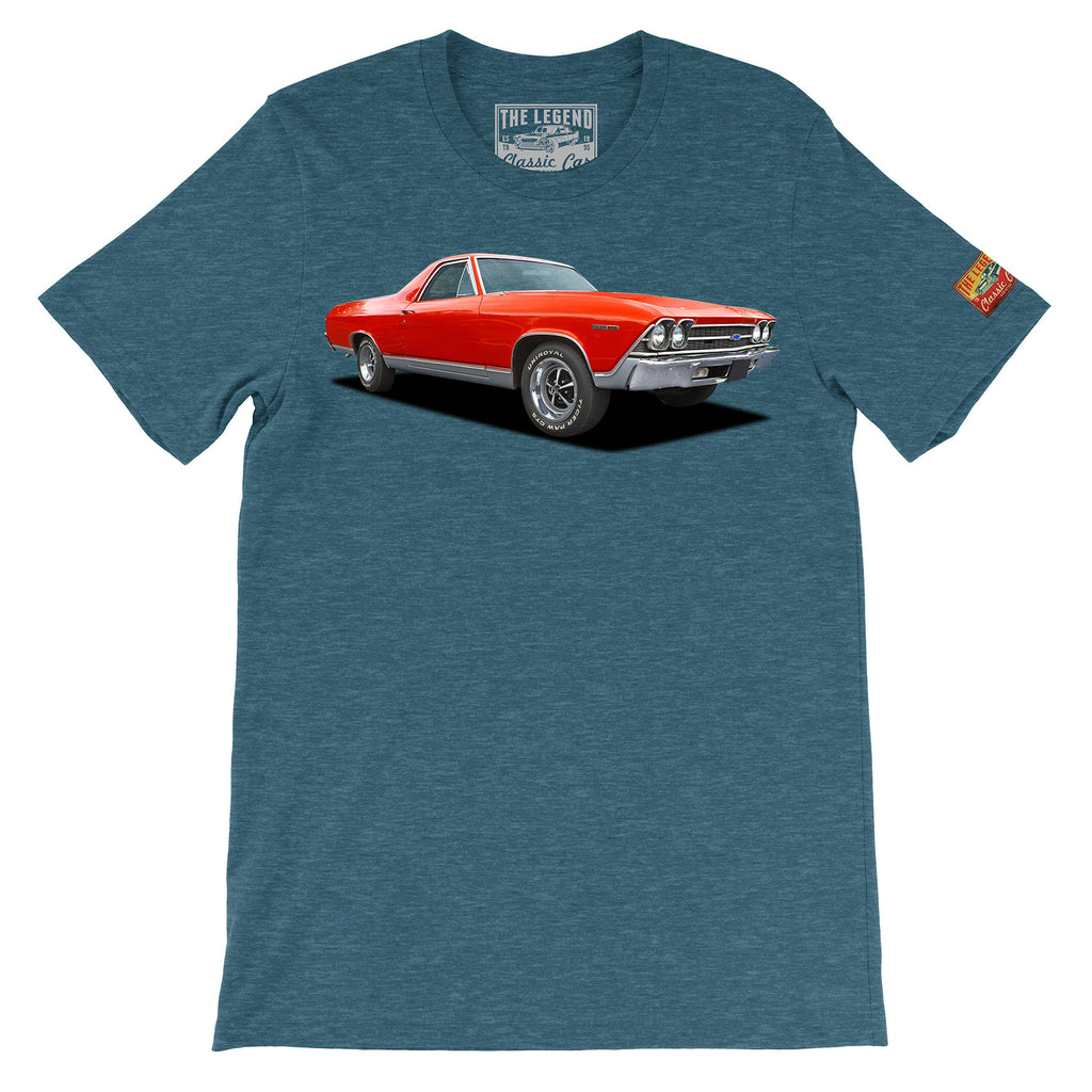 1969 Chevy El Camino T-Shirt | Classic Muscle Car Pickup Graphic Tee