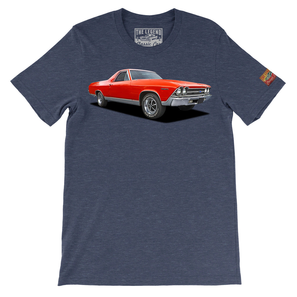 1969 Chevy El Camino T-Shirt | Classic Muscle Car Pickup Graphic Tee