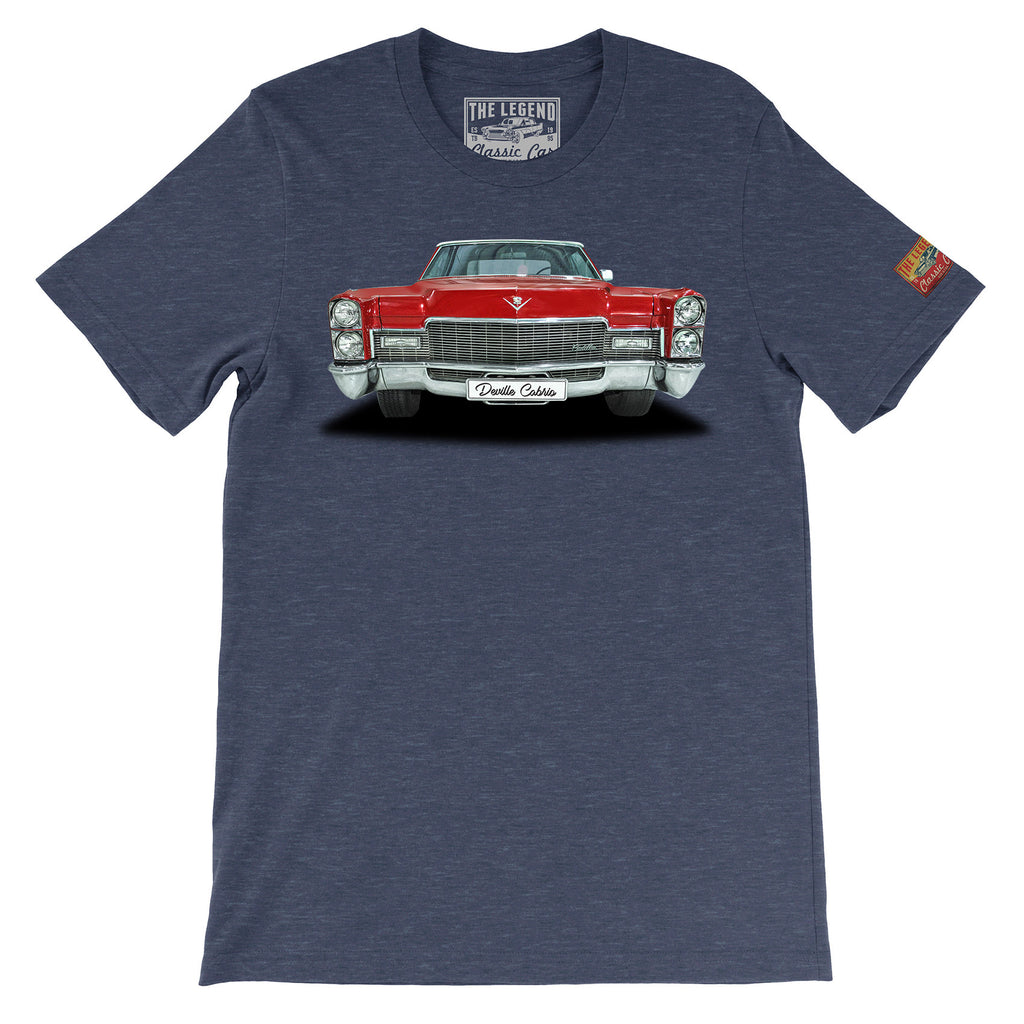 1968 Cadillac DeVille Cabrio T-Shirt | Classic Cadillac Convertible Tee