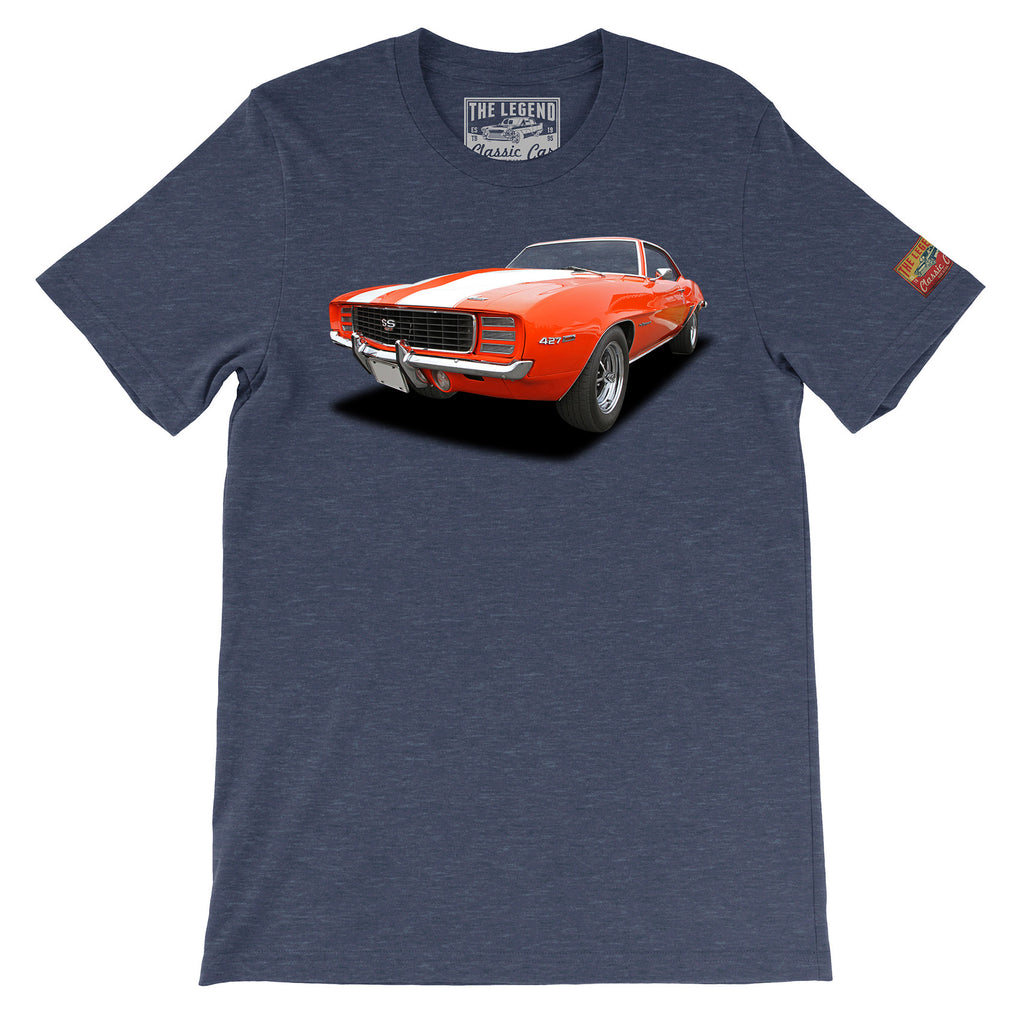 1969 Chevy Camaro SS T-Shirt | Classic Muscle Car Graphic Tee