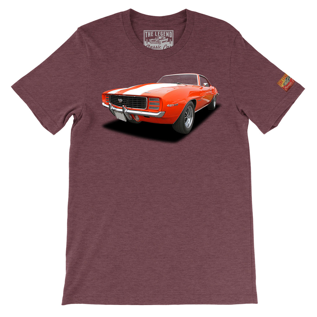 1969 Chevy Camaro SS T-Shirt | Classic Muscle Car Graphic Tee