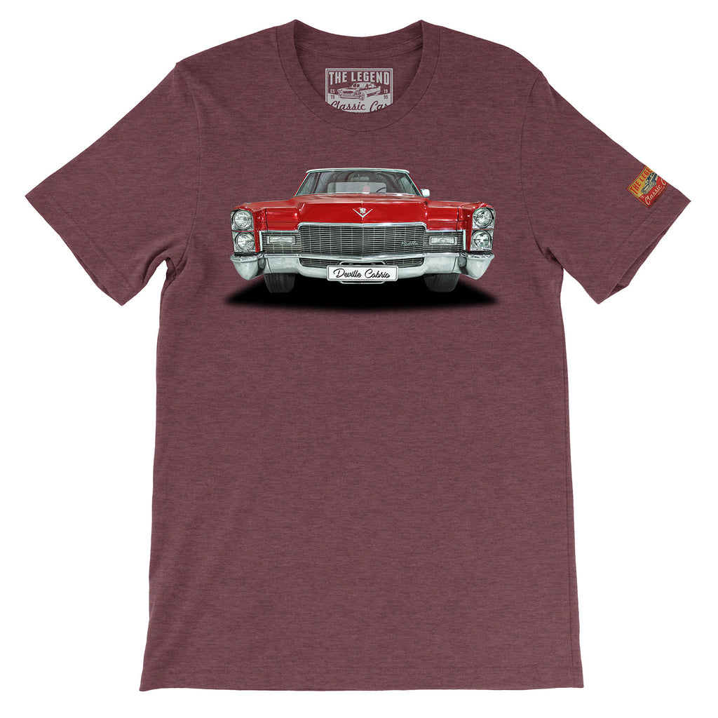 1968 Cadillac DeVille Cabrio T-Shirt | Classic Cadillac Convertible Tee