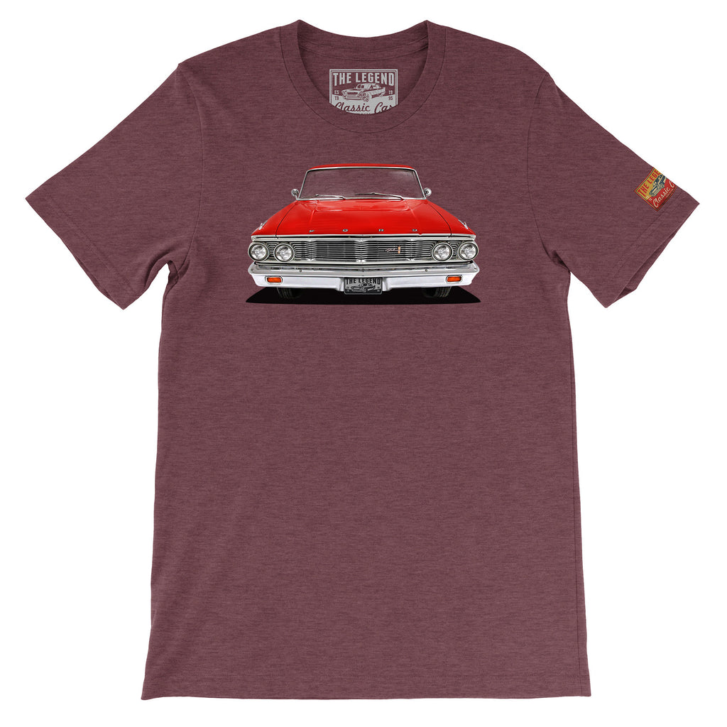 1964 Ford Galaxie 500 Classic Car T-Shirt | Vintage Muscle Car Tee