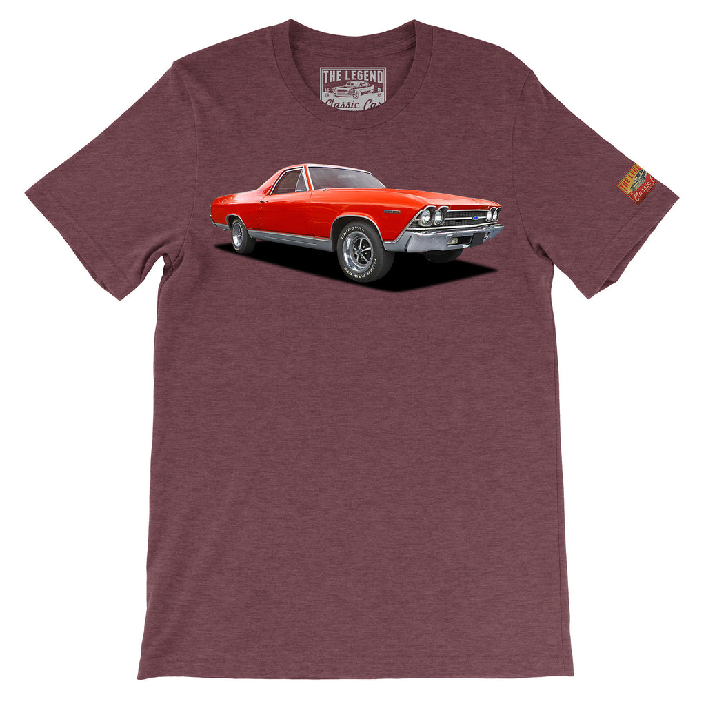 1969 Chevy El Camino T-Shirt | Classic Muscle Car Pickup Graphic Tee