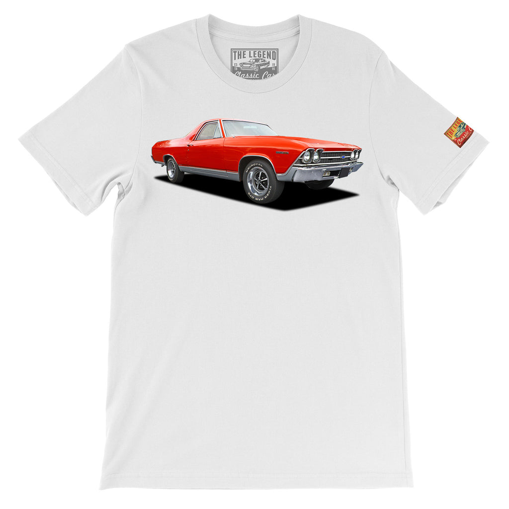 1969 Chevy El Camino T-Shirt | Classic Muscle Car Pickup Graphic Tee