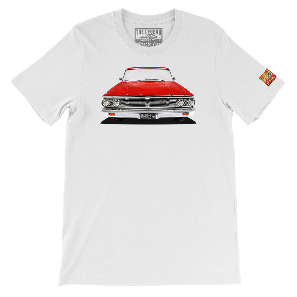1964 Ford Galaxie 500 Classic Car T-Shirt | Vintage Muscle Car Tee