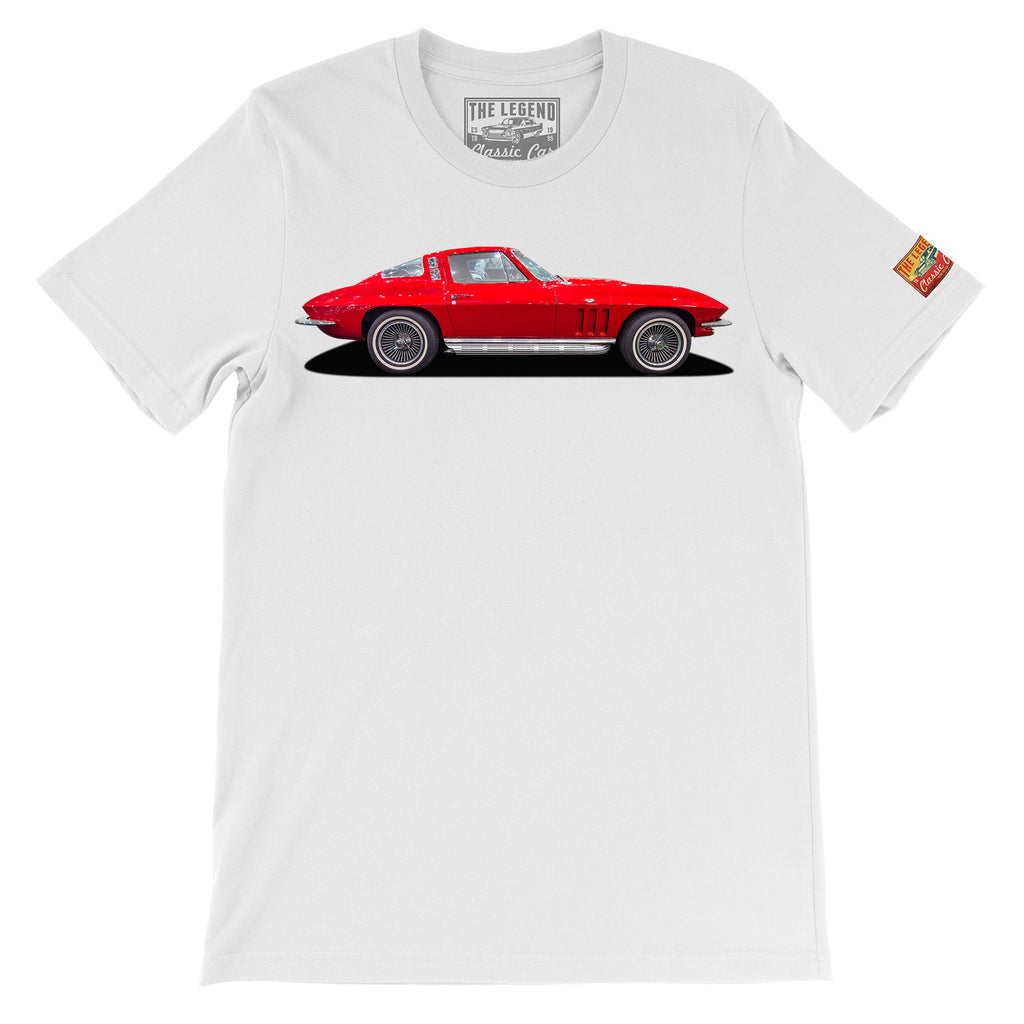 1965 Chevy Corvette C2 T-Shirt | Classic Sting Ray Muscle Car Tee