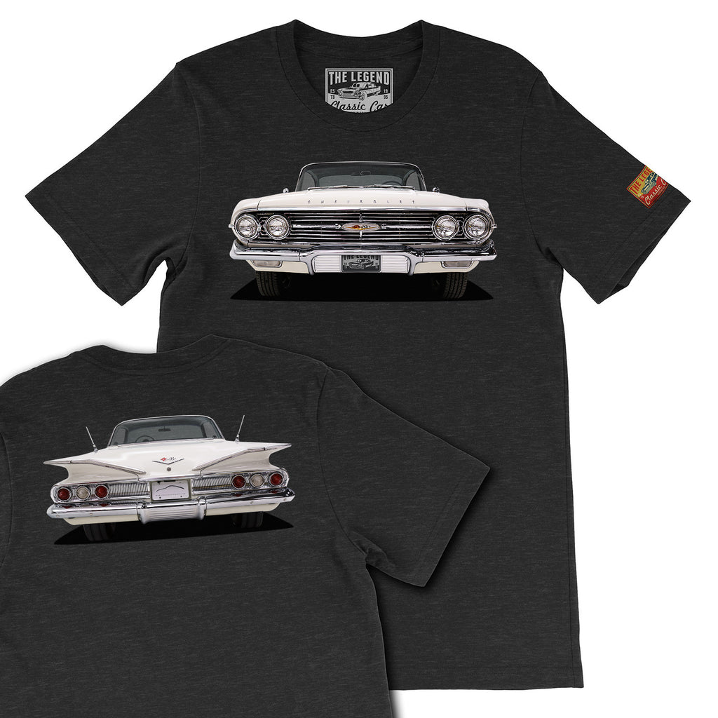 1960 Chevrolet Impala Front & Back T-shirts