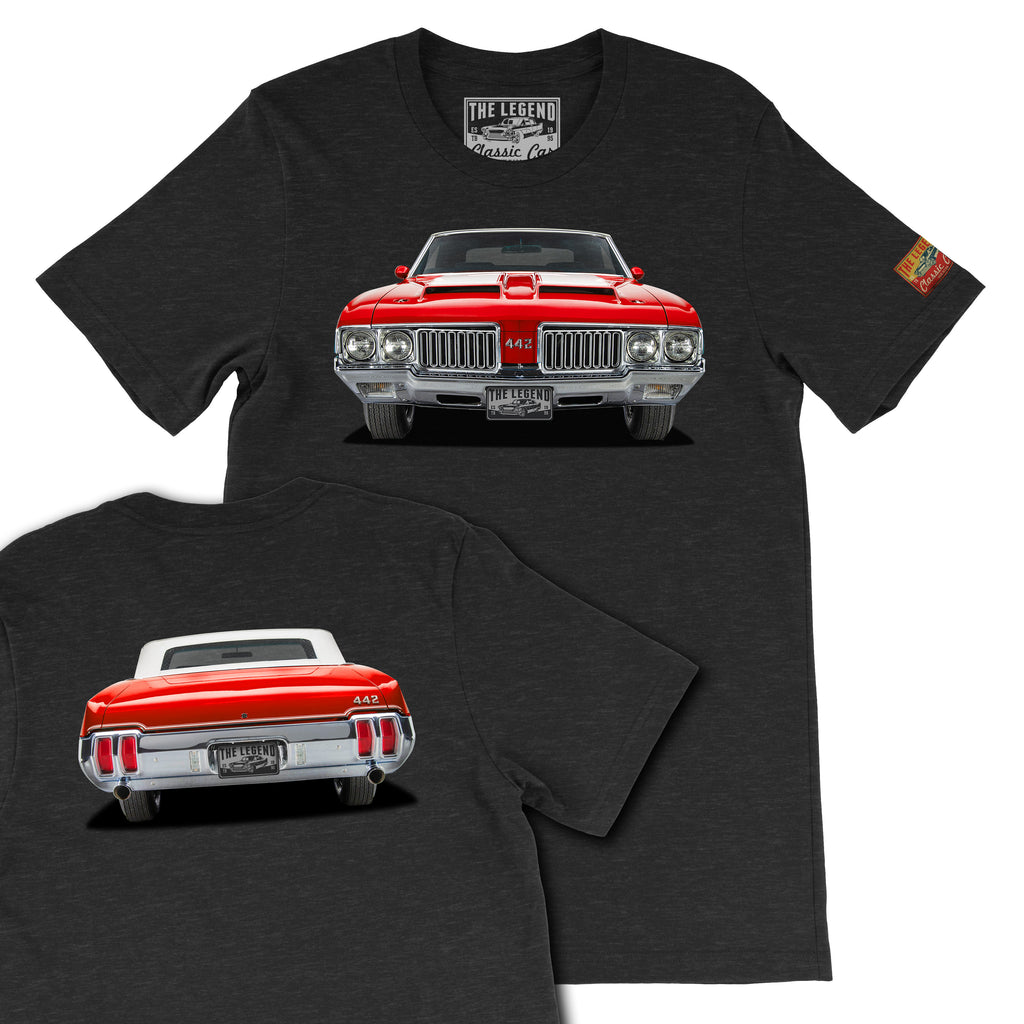 1970 Oldsmobile 442 Front & Back T-shirts
