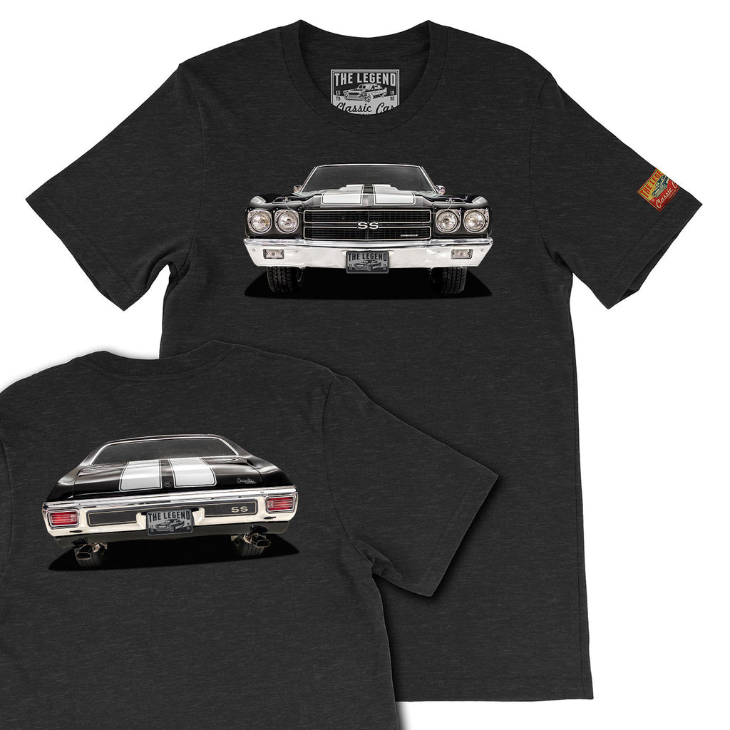 1970 Chevy Chevelle SS T-Shirt | Classic Muscle Car Front & Back Tee
