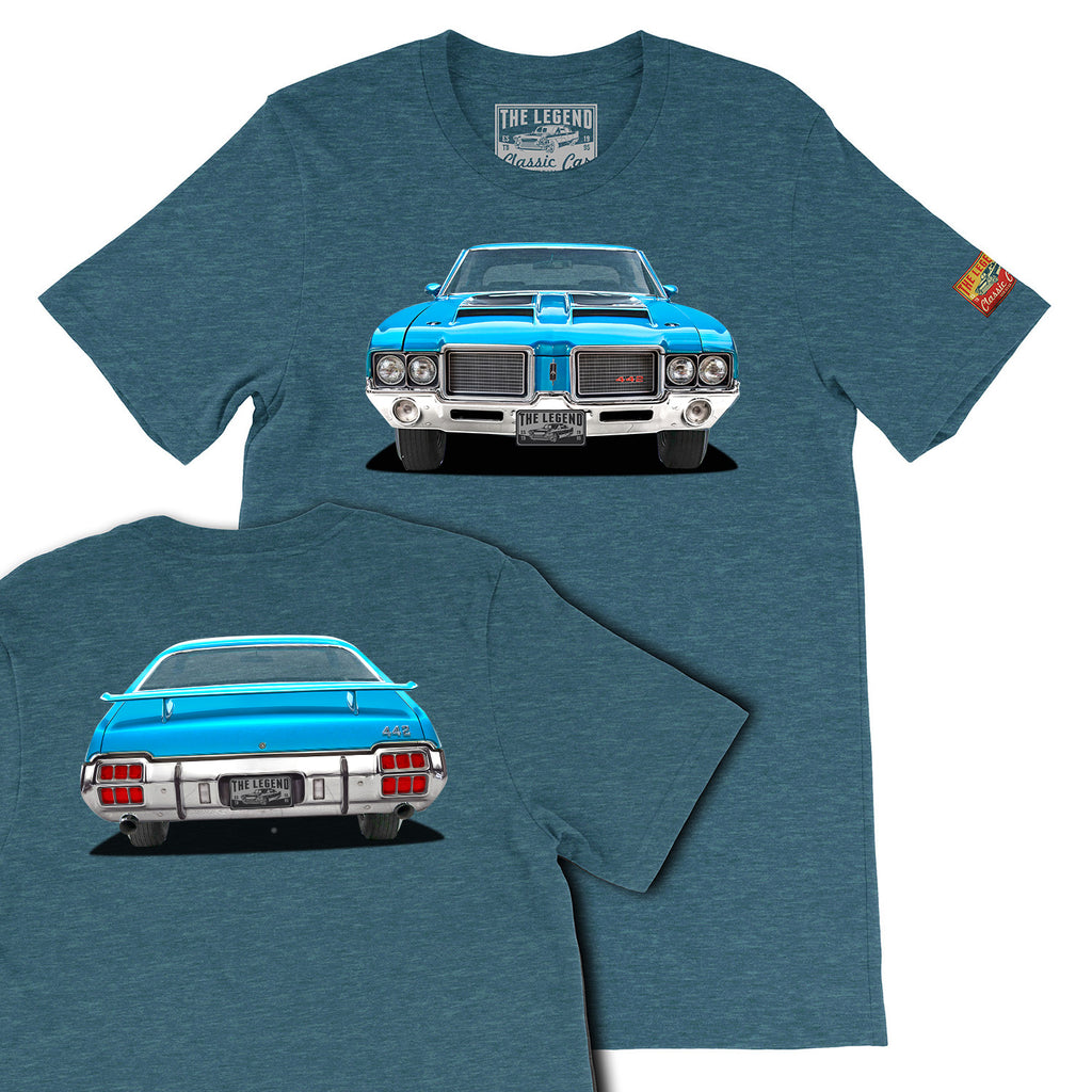 1972 Oldsmobile Cutlass Front & Back T-shirts
