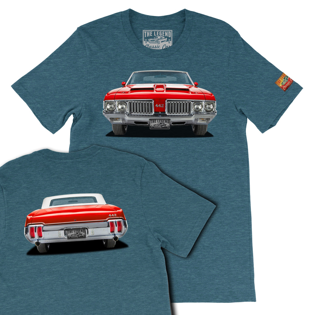 1970 Oldsmobile 442 Front & Back T-shirts