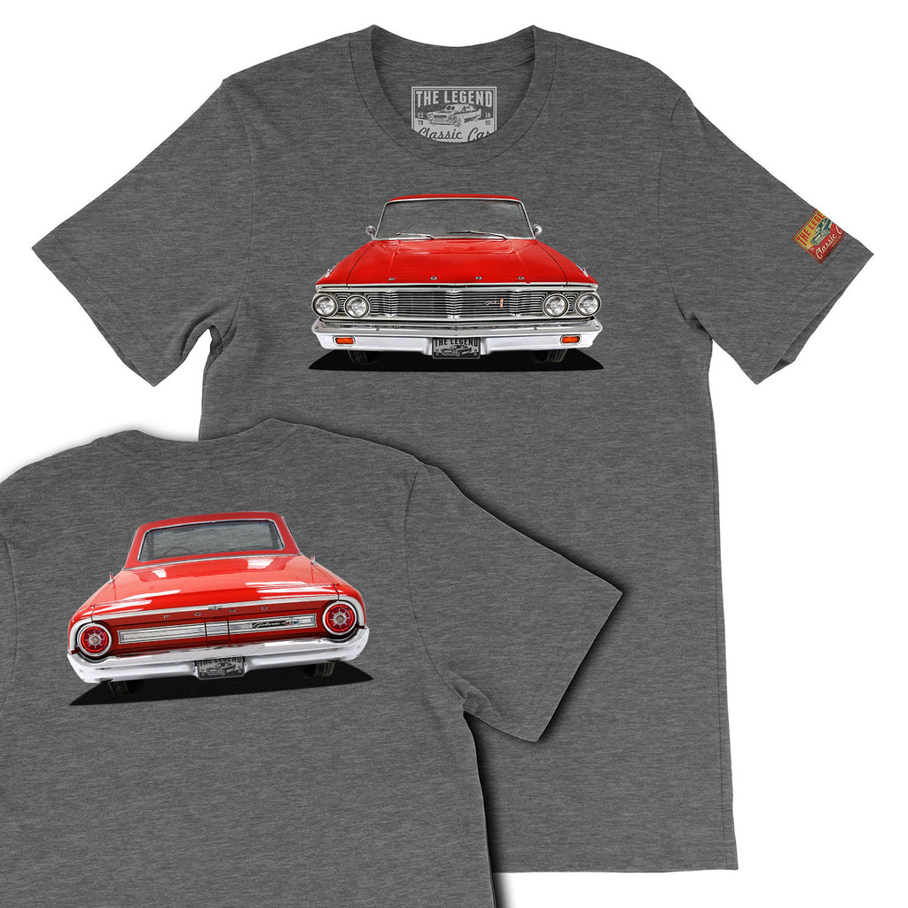 1964 Ford Galaxie 500 Classic Car T-Shirt | Vintage Muscle Car Tee