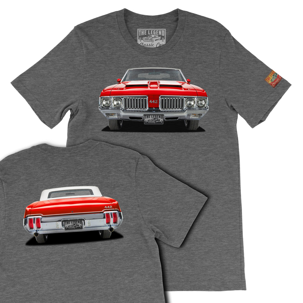 1970 Oldsmobile 442 Front & Back T-shirts