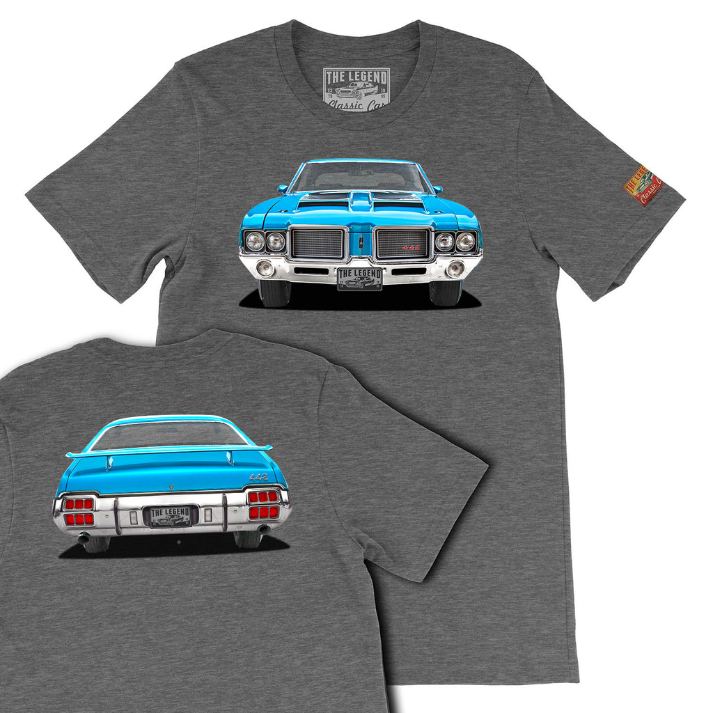 1972 Oldsmobile Cutlass Front & Back T-shirts