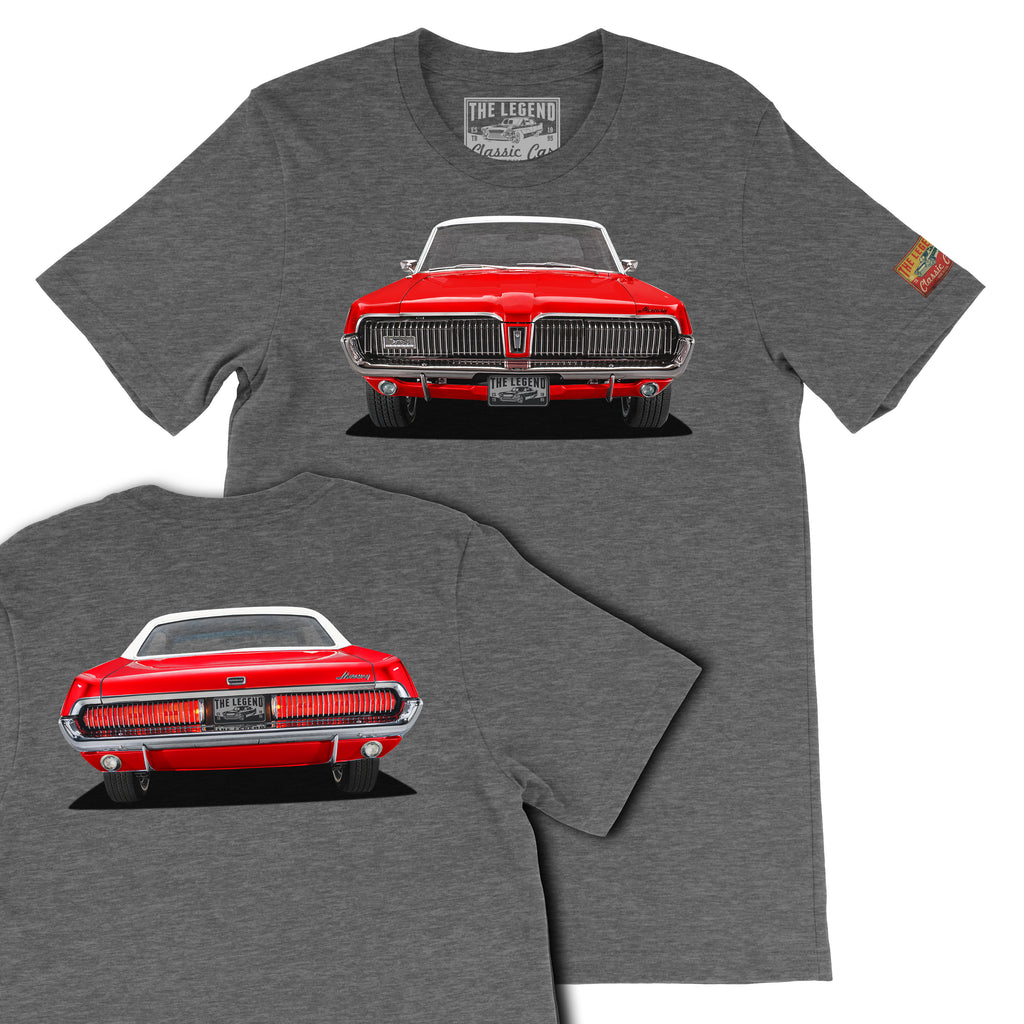 1968 Mercury Cougar Front & Back T-shirts