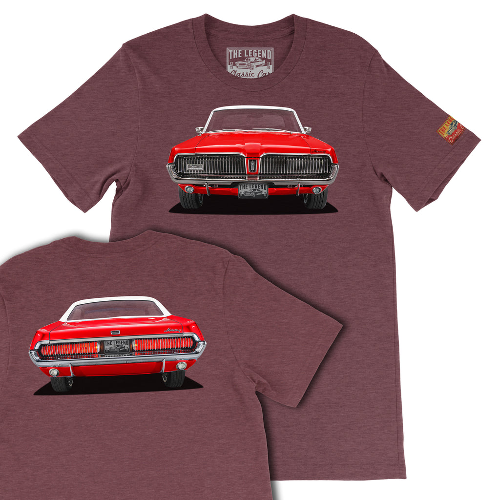 1968 Mercury Cougar Front & Back T-shirts