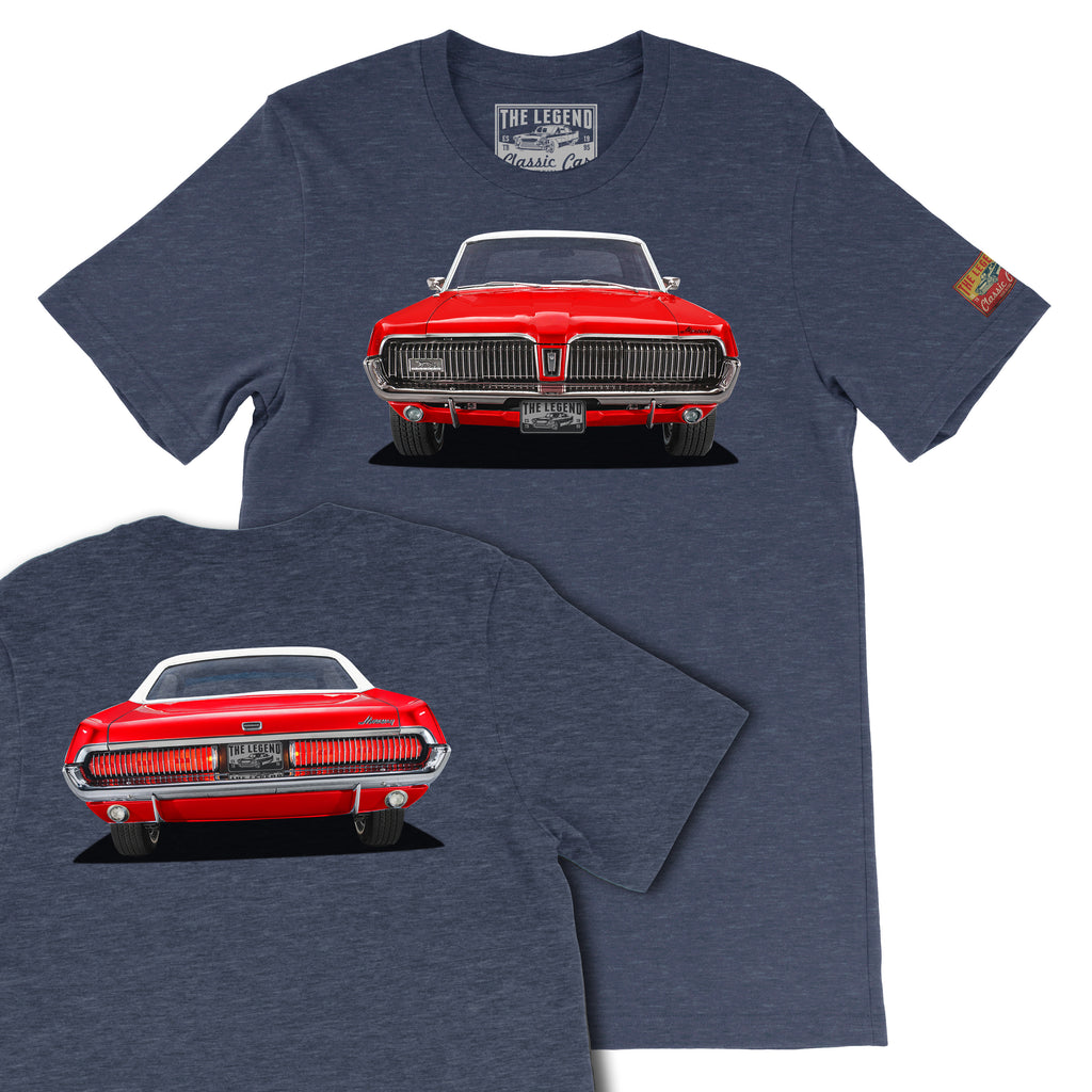 1968 Mercury Cougar Front & Back T-shirts