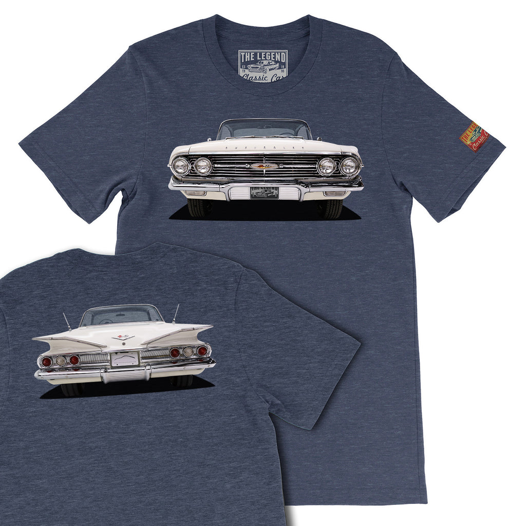 1960 Chevrolet Impala Front & Back T-shirts