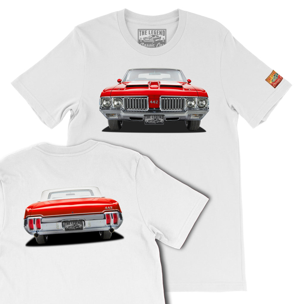 1970 Oldsmobile 442 Front & Back T-shirts