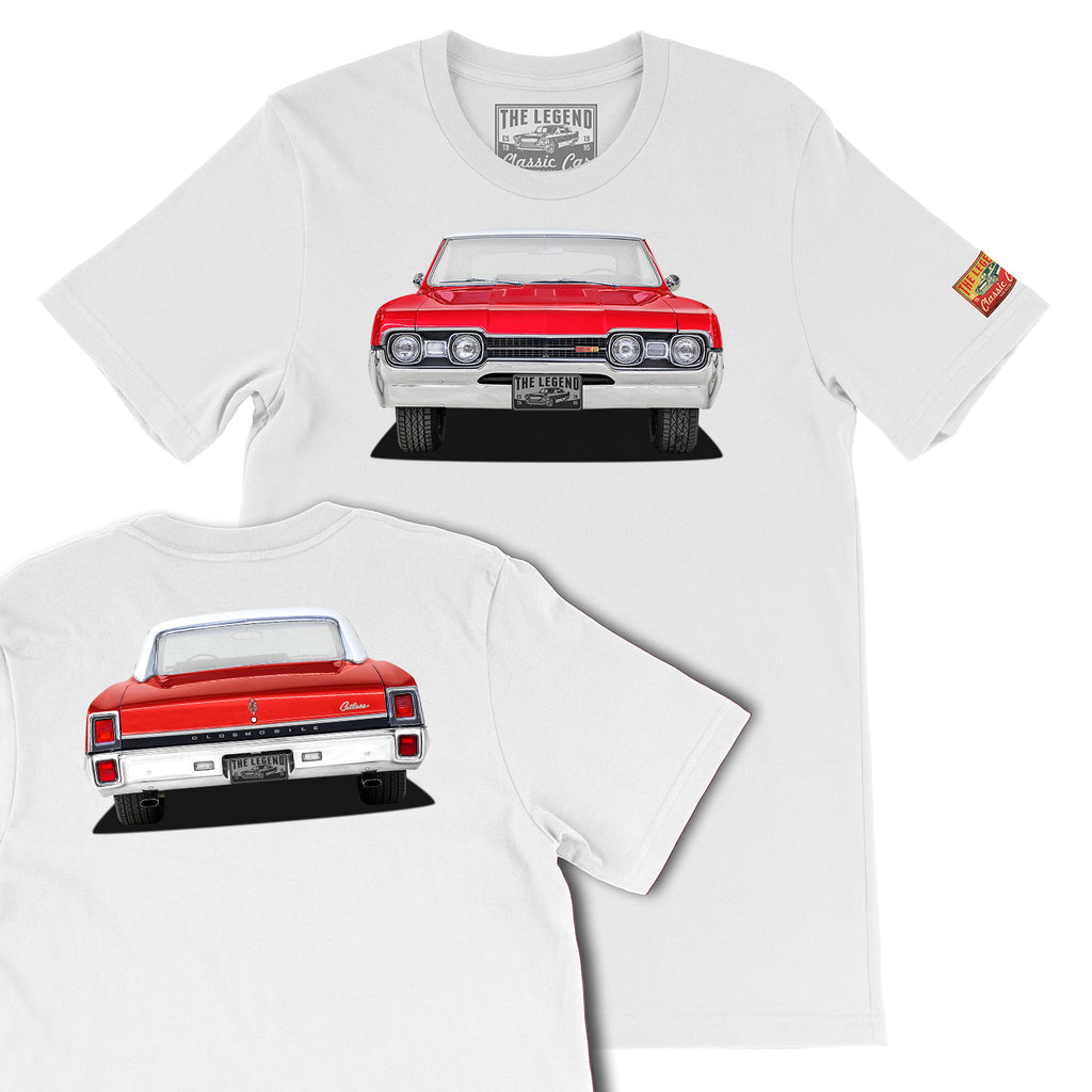1967 Oldsmobile Cutlass Front & Back T-shirts